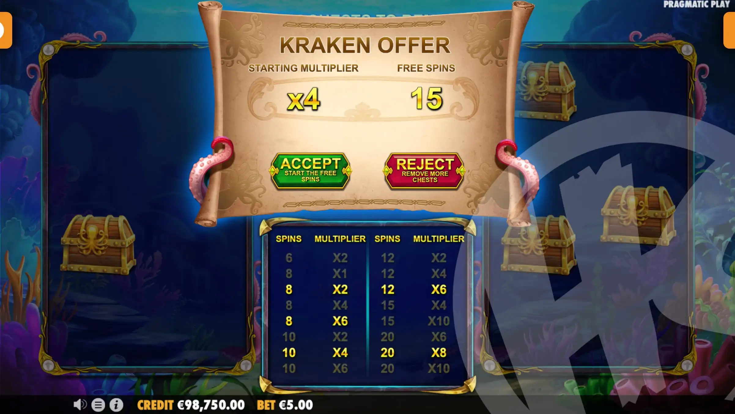 Release the Kraken 2 Slot Review pic 8